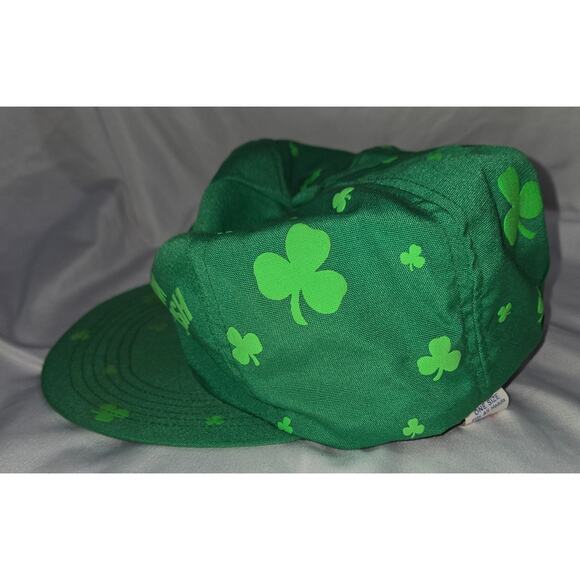 Vintage Kiss Me I'm Irish St. Patrick's Day Hat Snapback Green Dad Trucker Hat - Picture 8 of 9